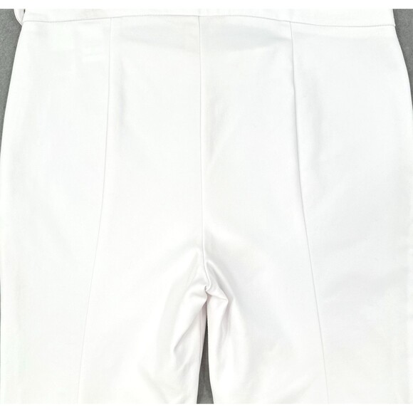 Lilly Pulitzer Alessia Stretch Dinner Pants 8 White Trousers Slim Ankle Resort - Picture 7 of 16